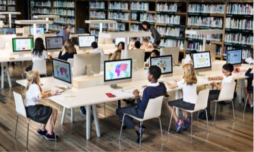 children learning in a safe environment